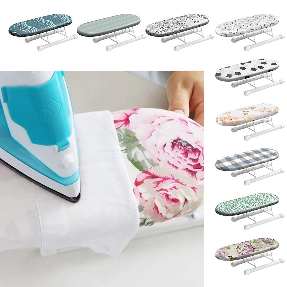 Foldable Ironing Board Rack Flower Pattern Desktop Ironing Stand  Ironing Board Accessories