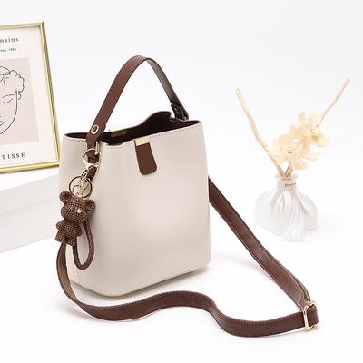 Handtasche für Damen Trendige Beuteltasche Weiches Leder Nische Vielseitige Textur Umhängetasche