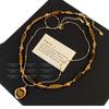 Retro Tiger-eye Stone Beaded Necklace - New Autumn-winter Style. Layered with High-end Sweater Chains, Collar Chains and Necklaces.