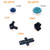 MOC Roți Dinți Asamblează Cărămizi Bucșă Ax Găură Conector Pin Cruce Butuc cu Axe Bloc de Construcție 69779 10197 44809 47896 69778