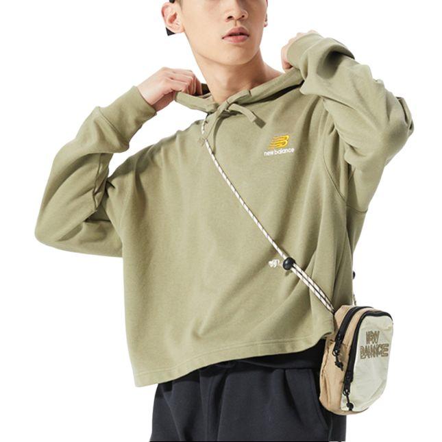 New Balance Sweatshirts Unisex Green Hooded Moderate Other UT21502-TCO