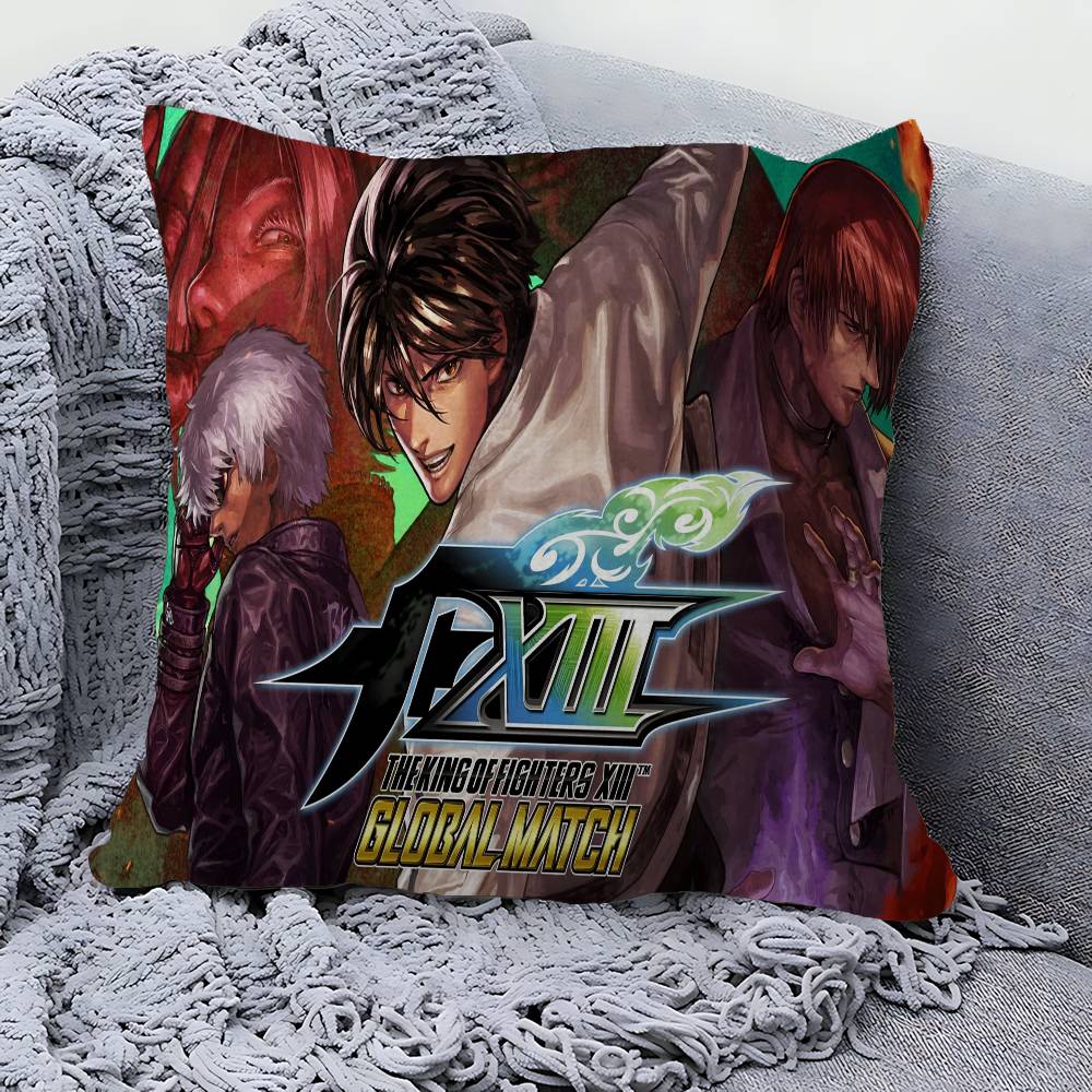 Fighting Game K-King of F-Fights Personalized Pillow Cover Kids Bedroom Wild Party Decor Pillowcase kid Birthday shower Gift