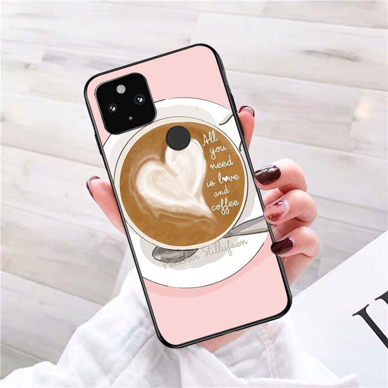 OK, ale první pouzdro na telefon Coffee Girl pro Google Pixel 7 Pro 7 6A 6 Pro 5A 4A 3A Pixel 4 XL Pixel 5 6 4 3 XL 3A XL 2 XL