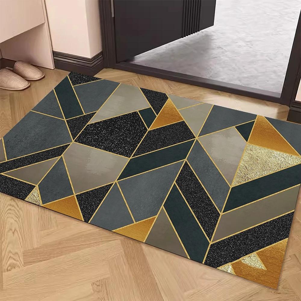 

Simple Gray Door Mat Decoration Home Living Room Mat 40x60cm