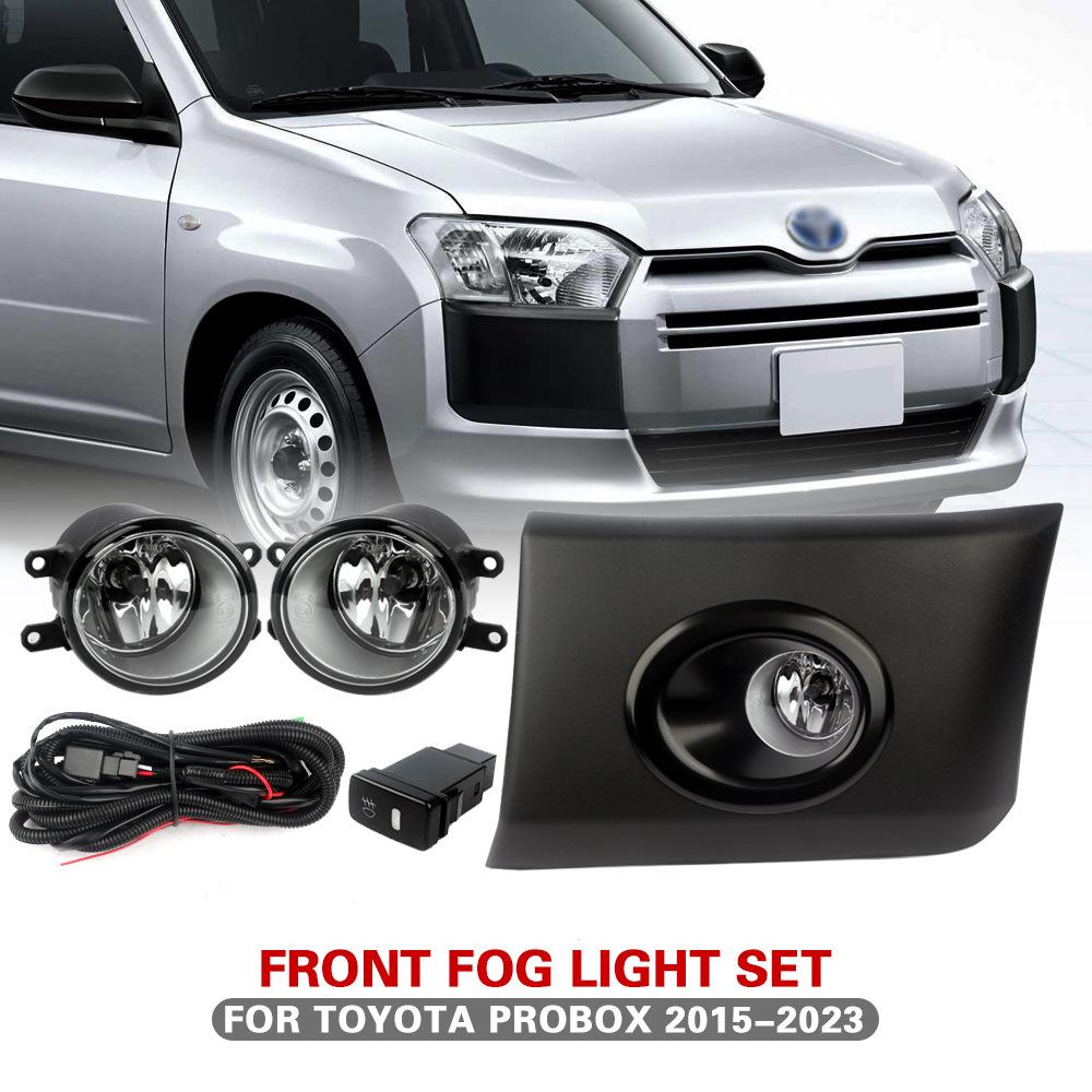 Compatible with 2016-2022 Toyota Probox: Front Fog Light and Daytime Running Light Set with Light Frame