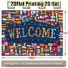 2D Flat Single International Flag Party Banner, Polyester Greeting Backdrop for Home, Wall Decor, Party Supplies & Gifts