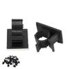50pcs Cable Management Clips Adjustable Adhesive Nylon Wire Cord Clamp Organizer Black