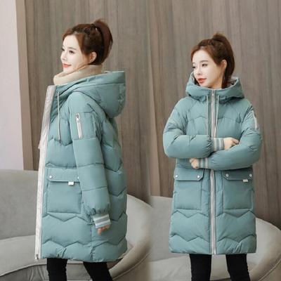Piumini Cappotto invernale da donna Parka da donna Giacca invernale calda con cappuccio Cappotto Giacca imbottita in cotone Taglie forti XS-3XL