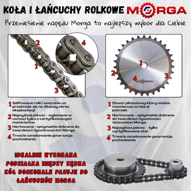 Forklift chain 5M Fleyera LH0844 MORGA
