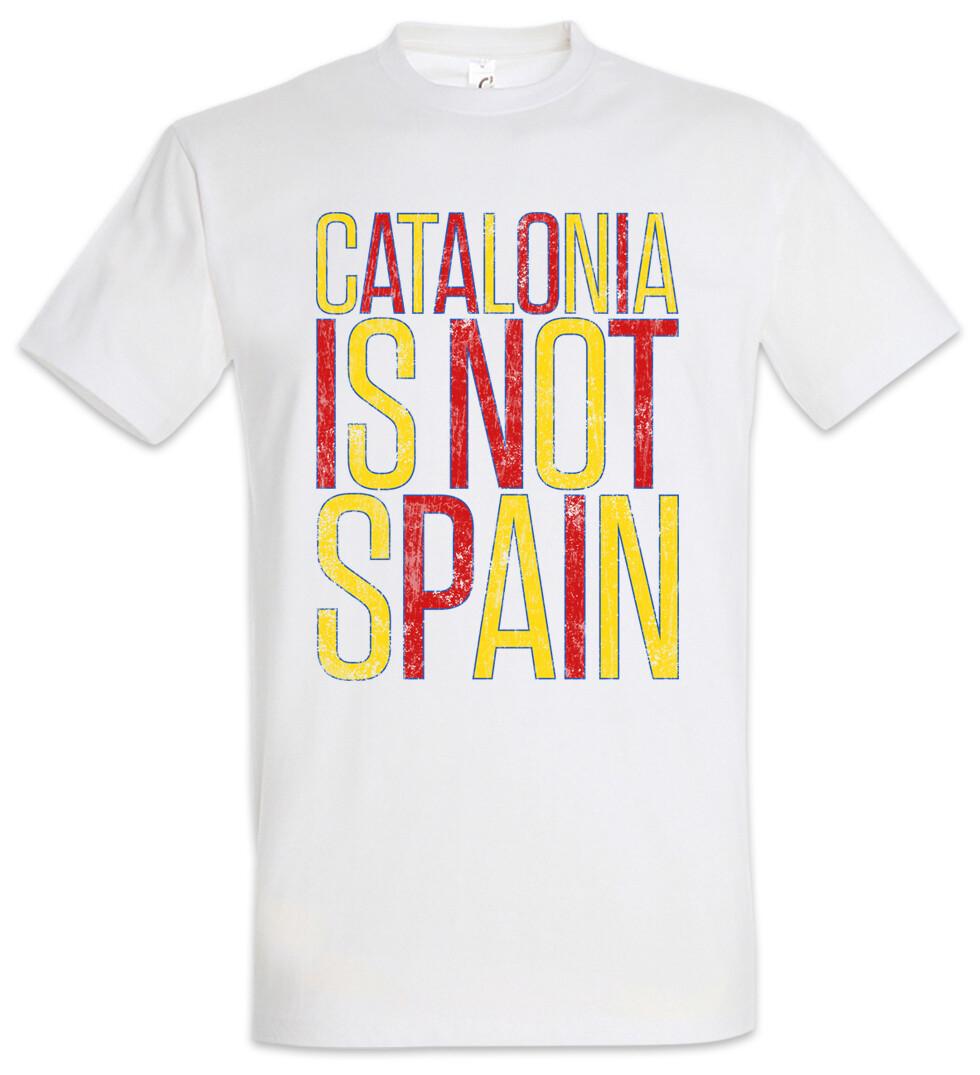Catalonia Is Not Spain Mens T-Shirt Mens Womens Tees Top Spain Freedom Freedom Free Catalonia S