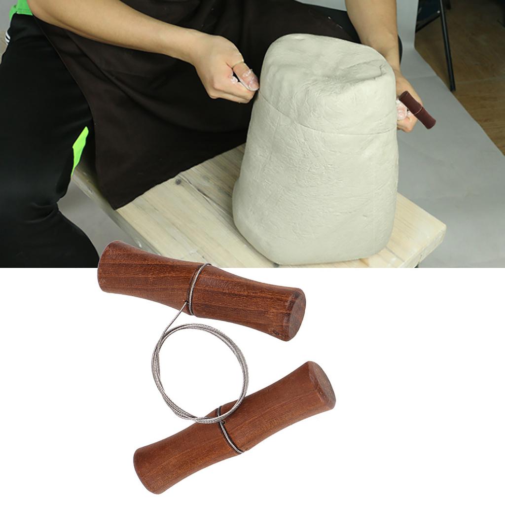 Stainless Steel Clay Cutting Wire Mud Cutter Wire Ceramic Art Clay Carving Tool