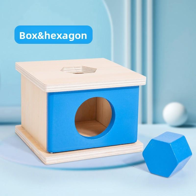 Wooden Childrens Educational Shape Matching Blocks With Colors For Early Learning And Handeye Coordination