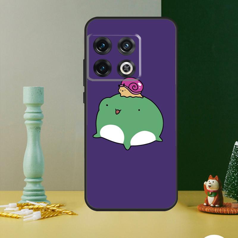 Cartoon Frog Case For OnePlus Nord CE 4 2 3 Lite N20 N30 9 10 Pro 8T 9RT 10T 10R 12R 13R 11 12 13 Cover