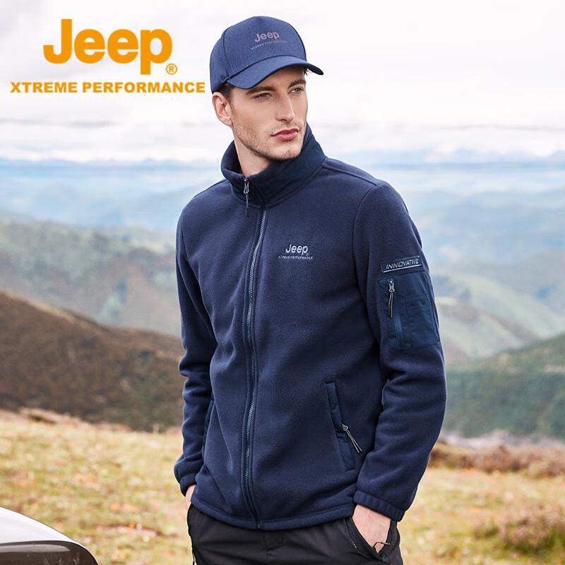 Men s JEEP JF8631 Outdoor Fleece Jacket 3XL