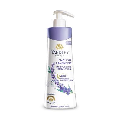 English Lavender Moisturizing Body Lotion With Germ Shield 400ml Daily Hydrating Skin Care for Women