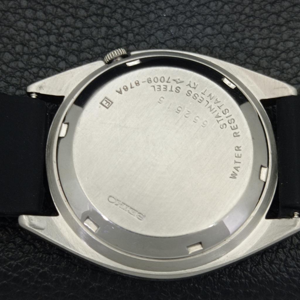 Seiko 5 AUTOMATIC VINTAGE JAPAN 7009A MENS WHITE COLOR DIAL WATCH A700550-5