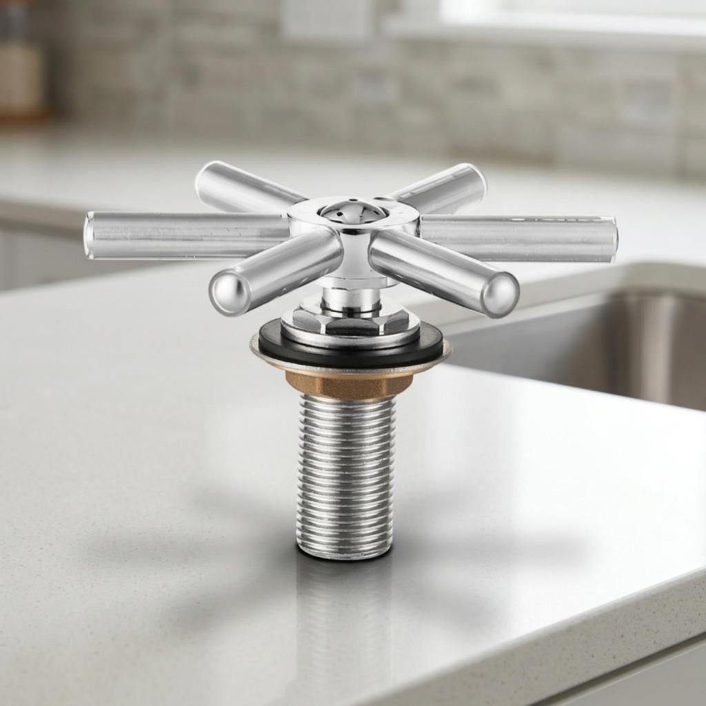 Sink Cup Rinser | High-Pressure, with six-spoke Spray Head, Quick,