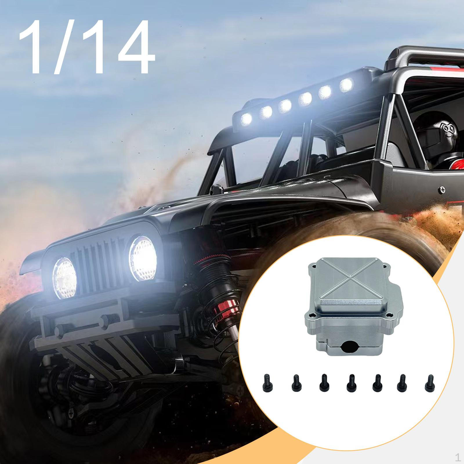 

ESC Box 14209 14210 Repair Parts Accessory Remote Control Aluminum for 1/14 Sturdy Lightweight срібний