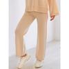 Women's Fashion and Versatile High-waisted Slimming Loose and Straight Wide-leg Casual Trousers