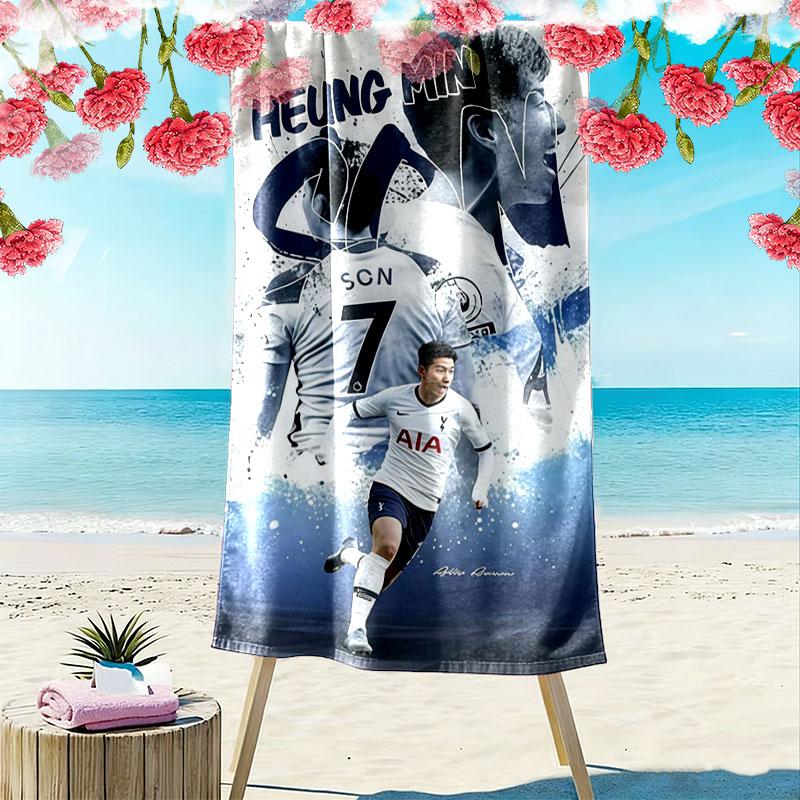 Tottenham Contingent Print Beach Towel, Large Soft Quick Dry Towel for Beach Camping Swimming