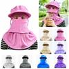 Sun Protection Full-Face Sun Hat Breathable Cycling Cap Hot Woman Bucket Hat  Summer Outdoor
