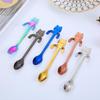 304 Stainless Steel Cat-Shaped Coffee Stirring Spoon