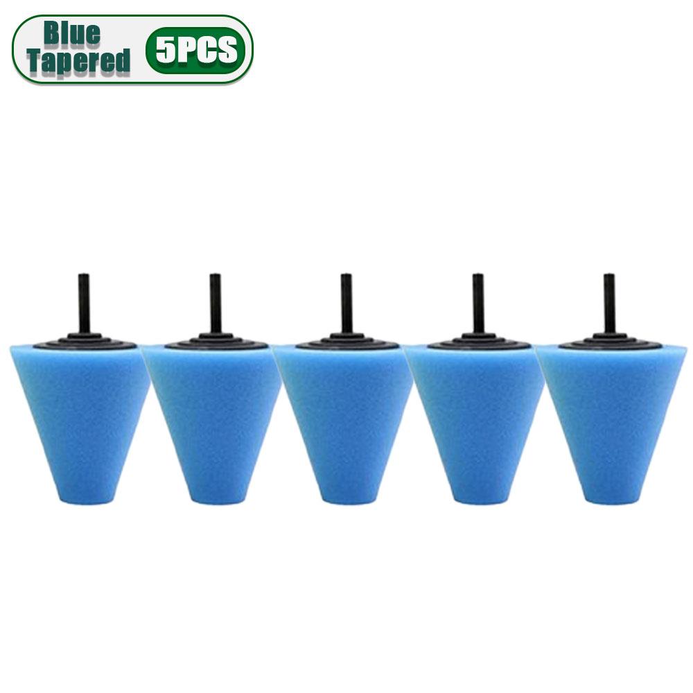 1-10PCS Car Hub Polishing Sponge Conical Grinding Wheel Metal Plastic Auto Rim Cleaner Car Polishing Tool Accessories