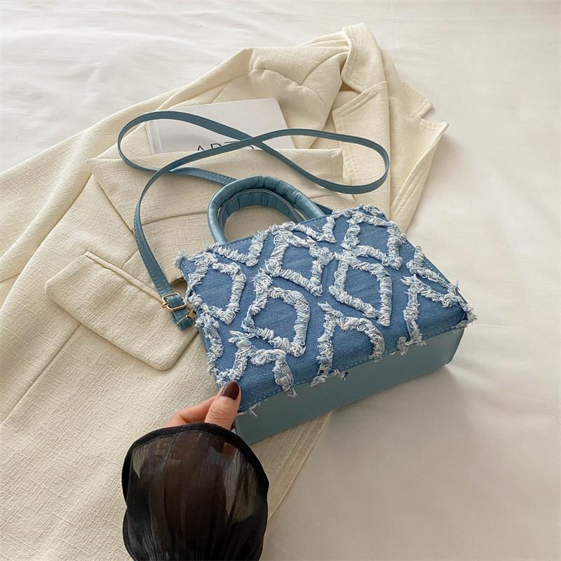 2024 Trendy Simple Small Square Bag Vintage Handbag Casual Crossbody Bag For Women