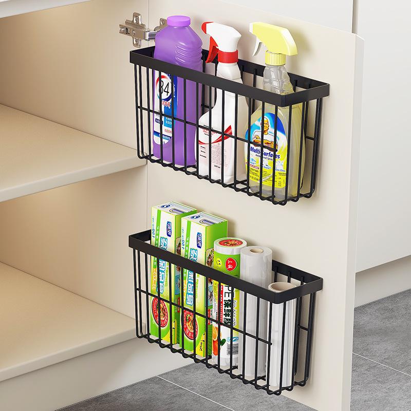 Wielofunkcyjny kuchenny regał boczny na lodówkę - Bez wiercenia, wiszące przechowywanie na przyprawy