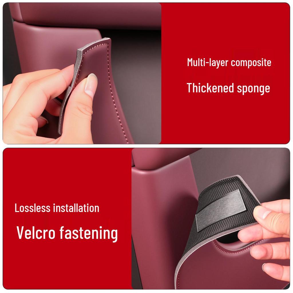 Suitable for 26 NIO 3rd Gen ES8 Models: Car Door Kick Panels & Interior Protection Mats