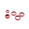 Red Alloy Center Console Switch Button Ring Knob Covery trim For Hummer H3 05-09