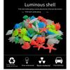 50 Pcs/1 Pack Fish Tank Landscaping Luminous Stone Luminous Small Stone Luminous Conch Fluorescent Shell Luminous Simulation Starfish Home Decoration