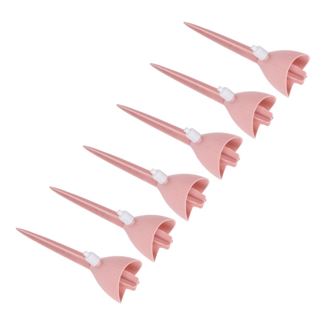 6PCS Plant Self Watering Spikes Adjustable Speed Automatic Plant Waterer Dripper for Vacation Potted Plant Watering