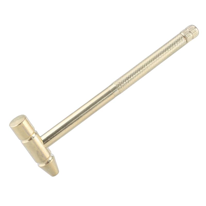 6 In 1 Multifunction Hammers Screwdriver Set Copper Steel Gold Hammers Hand Tool Kit for Watchmaker Jewelers Eating