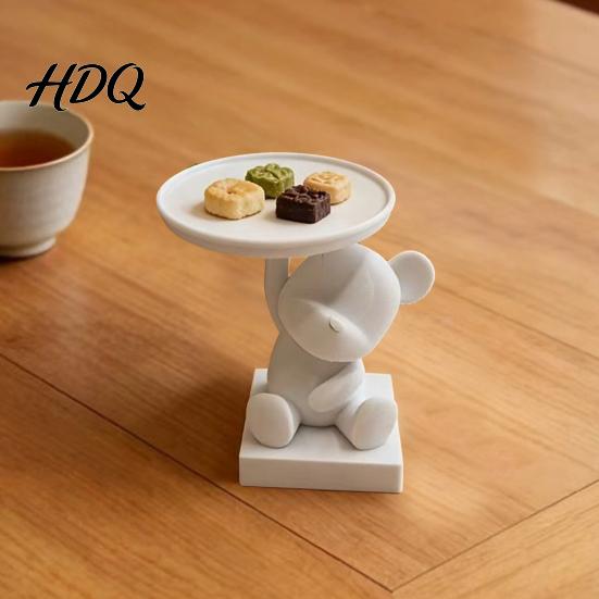 Polar Bear Tray 3D Printed Storage Tray Cute Animal Ring Holder