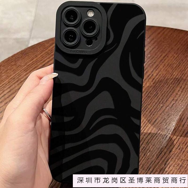 Black stripe for Apple 15 mobile phone case iphone12promax set 14/13/11/XSMAX pupil eye 78 black