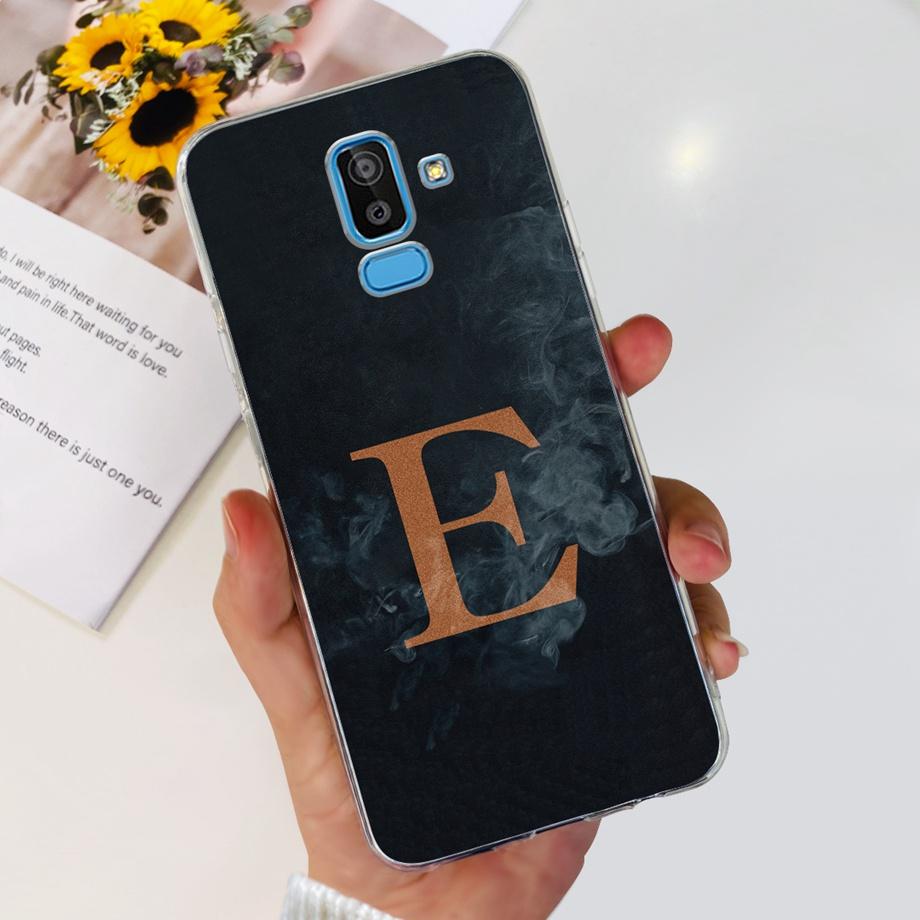 Funda Coque For Samsung Galaxy J8 J810F Cover Case Cartoon Cat Skull Back Shell For Samsung J8 2018 Soft Clear Silicone TPU Capa