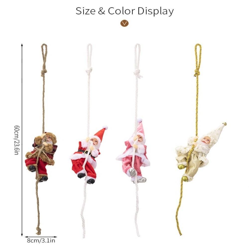 Cartoon Santa Claus Hanging Pendants Xmas Decorations Christmas Tree Ornament  for 2025 Xmas