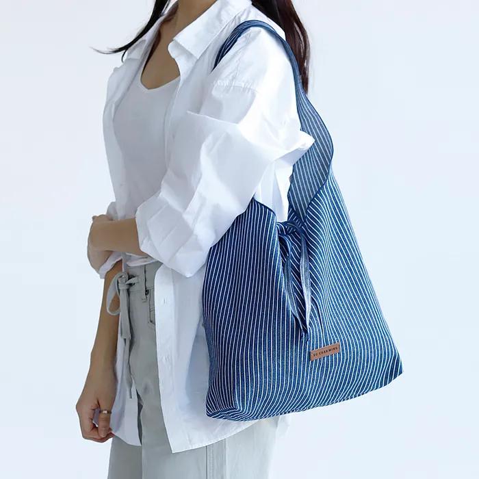Airy Hobo Bag - Stripe 2 Colors