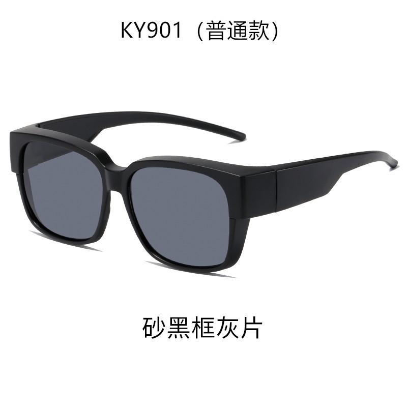 

The Same Tr90 Myopia Set Of Sunglasses Driving One Mirror Dual-Purpose Portable Myopia Sunglasses 902 Set Of Glasses