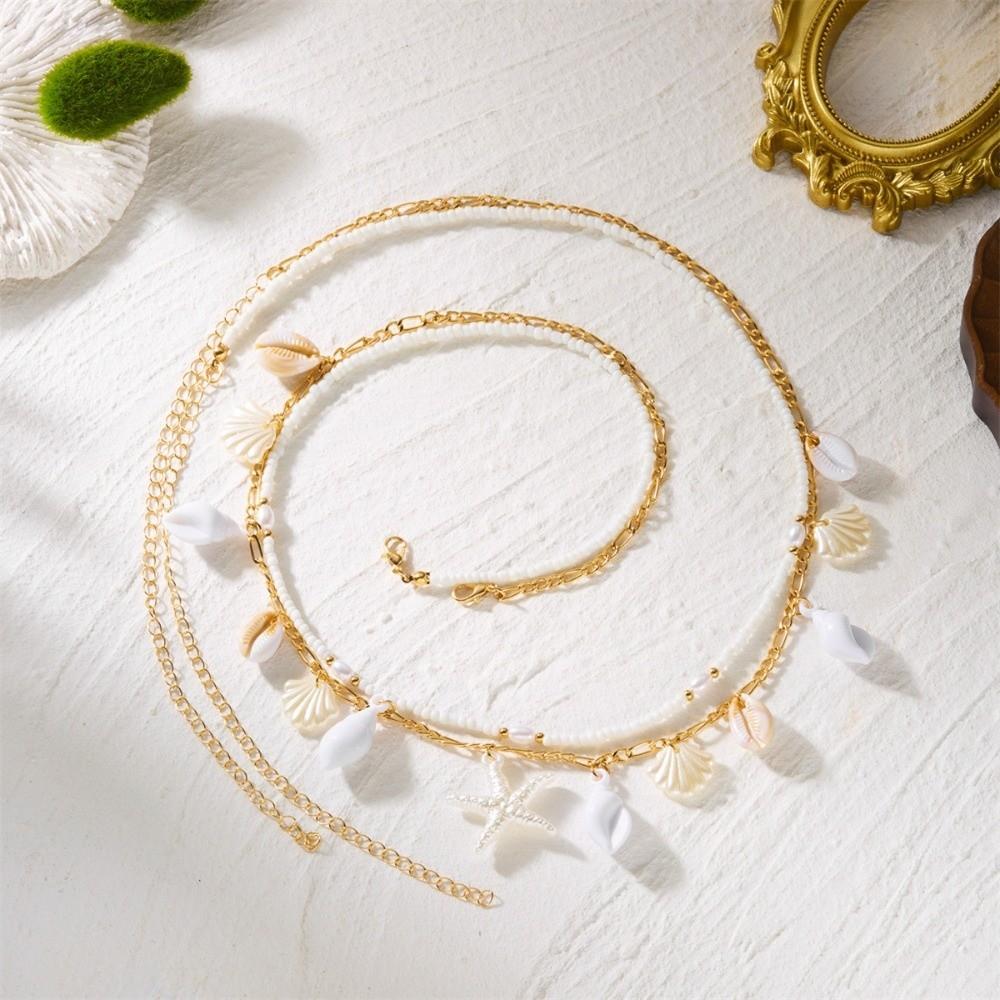 Starfish Belly Chain Seashell Waistband New Body Chain Women