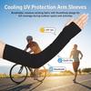 Pure Color Sun Protections Ice Sleeves For Outdoor Cycling UV Protections Arm Sleeve Breathable Cooling Summer Sports Use