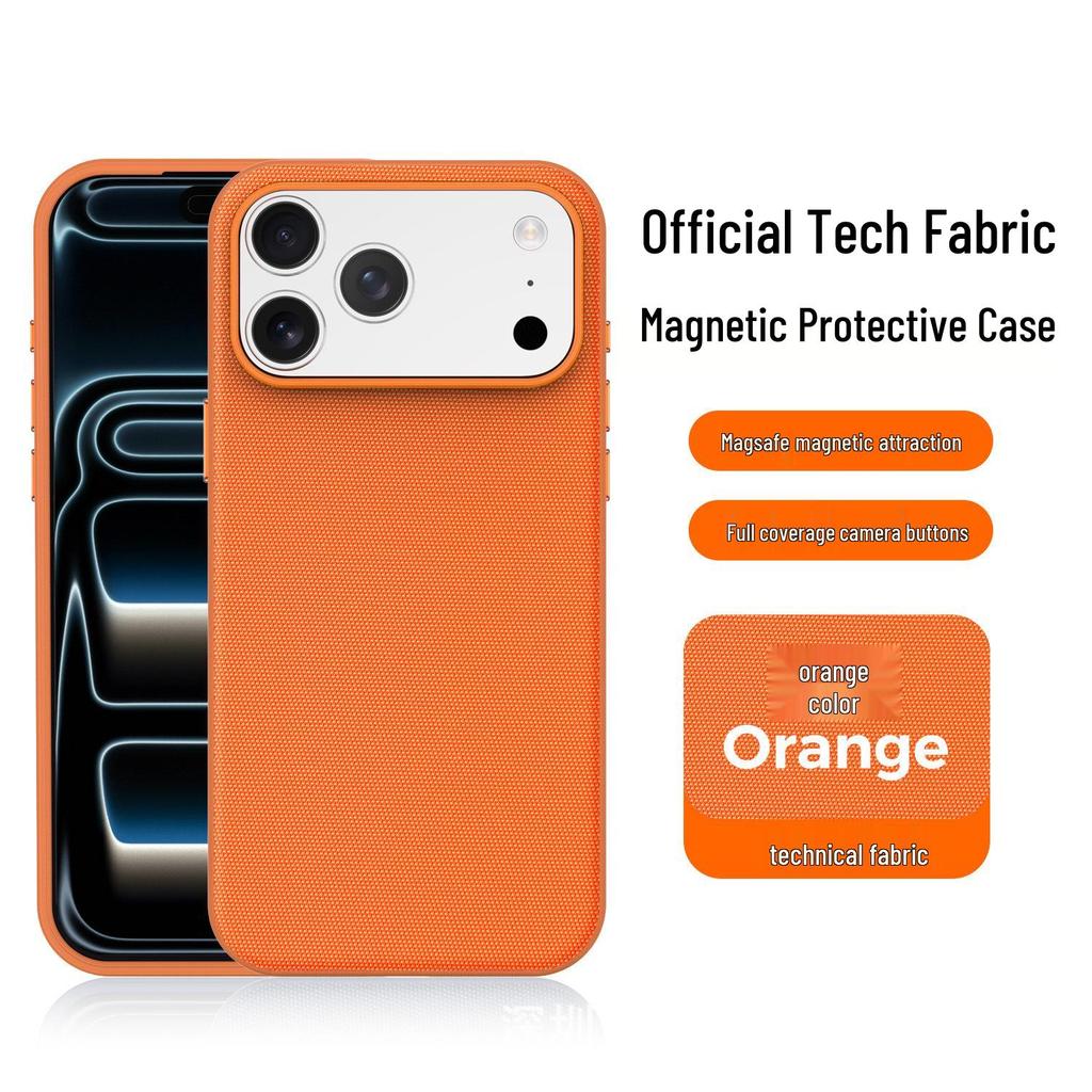 iPhone 17 Pro Max Magnetisches Tech-Stoff-Case mit KI-Kamerataste für Apple 16/15