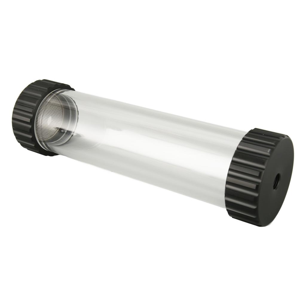 Cylindrical Water Cooling Tank Built In Filtration Transparent POM 240mm Cylindrical Water Tank