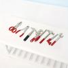9pcs 1:12 Dollhouse Miniature Toolbox Handmade Mini Tools Sets Model Furniture Accessories For Doll House Decor Kids Toys DIY