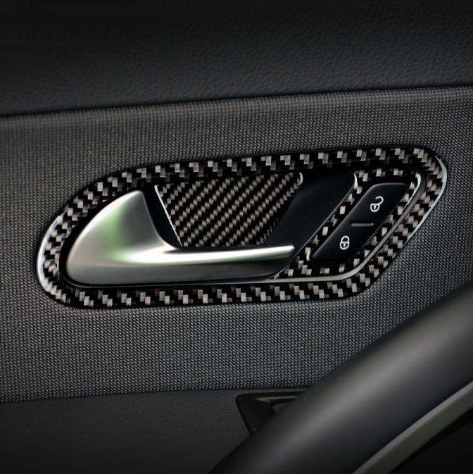 Volkswagen Scirocco Interieur Kohlefaser Konsole, Schalthebelrahmen, Türgriff & Luftausströmer Aufkleber Zubehör