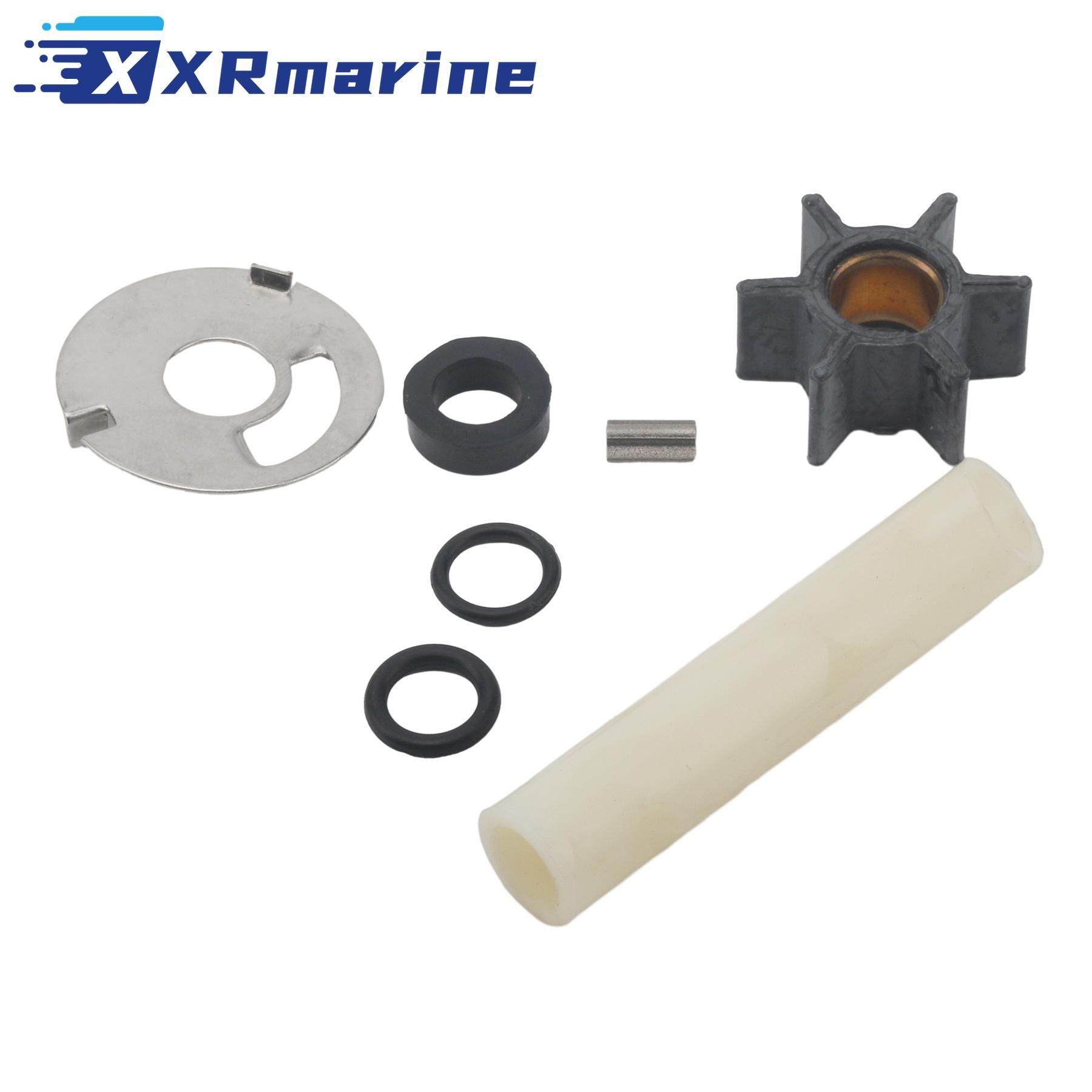 

47-89981Q1 89981T2 Fits for Mercury Mariner 4 4.5 6 7.5 9.8 HP 1975-1986 Outboard Engine Water Pump Impeller Repair Kit 46-89981Q1 18-3239