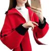 Women's Autumn & Winter Knit Cardigan: Loose Denim College Style Versatile Casual Outerwear