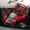 1:18 Pagani Huayra BC Alloy Sports Model Diecast Metal Racing Car Транспортні засоби Колекція моделей Звук Світло Симулятор Дитяча іграшка Подарунок