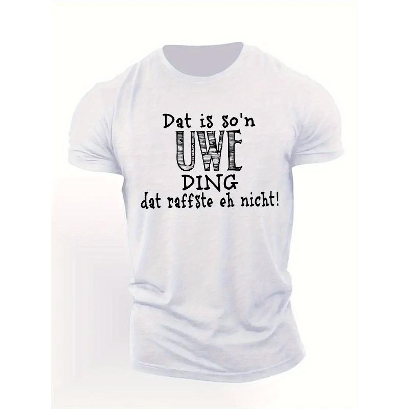 

European sizes uwe Crinkle Plus Size Men s T-Shirt, PLUS SIZE 4XL білий